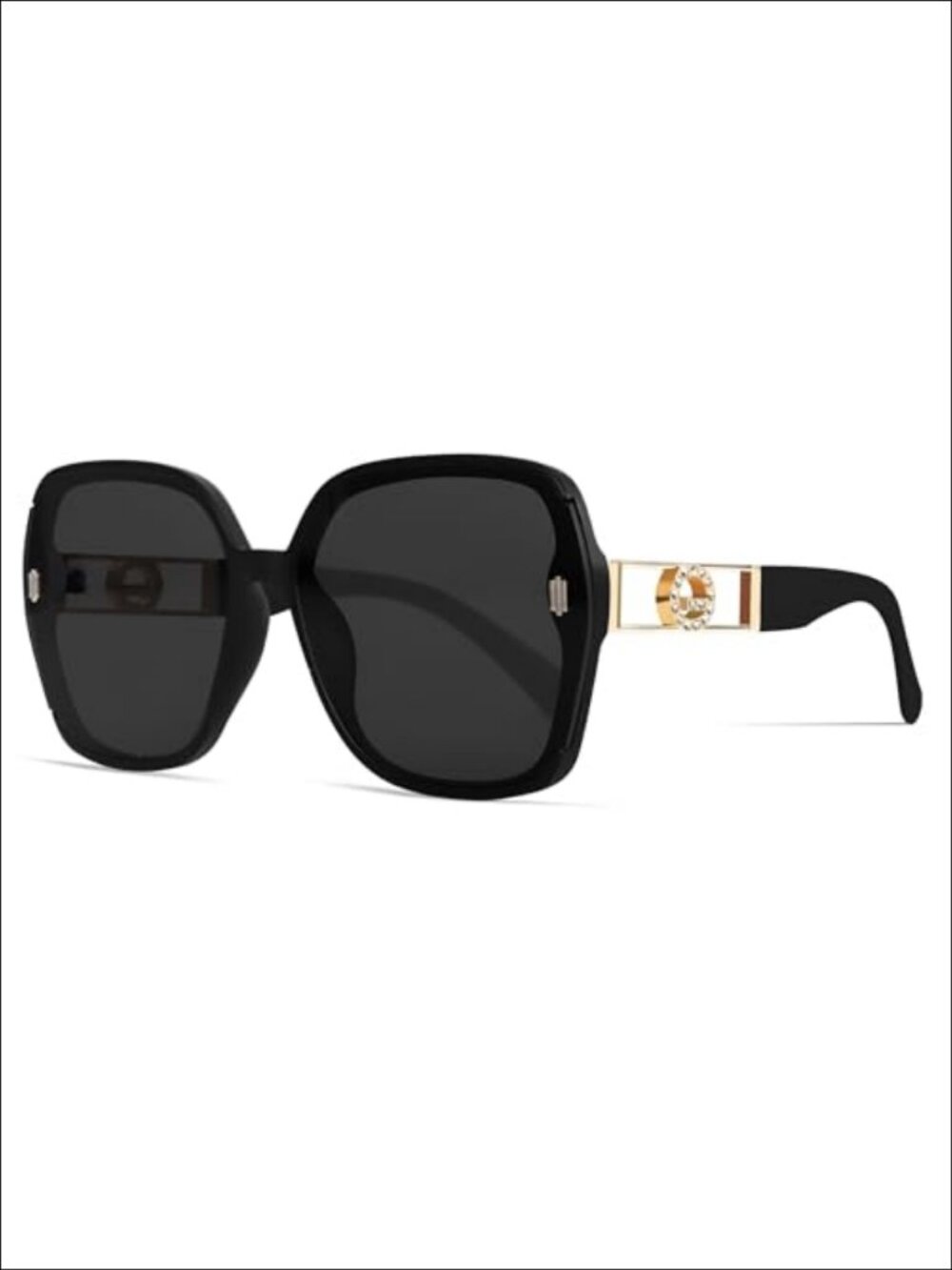 Retro Oversized 70s Square Sunglasses UV400 Full-Frame Lightweight